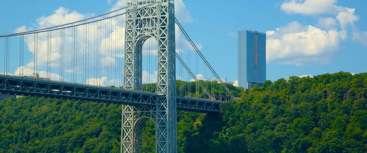 George Washington Bridge showing a bridge