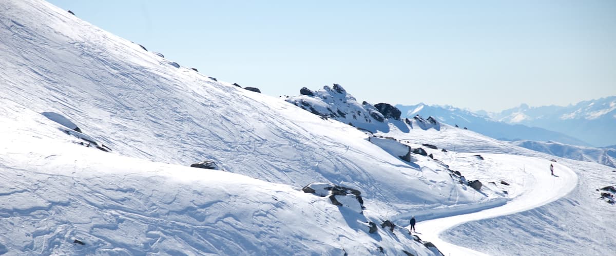 รีสอร์ต Cardrona Alpine ซึ่งรวมถึง หิมะ