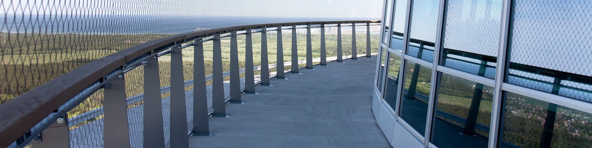 Tallinn TV Tower showing views and general coastal views