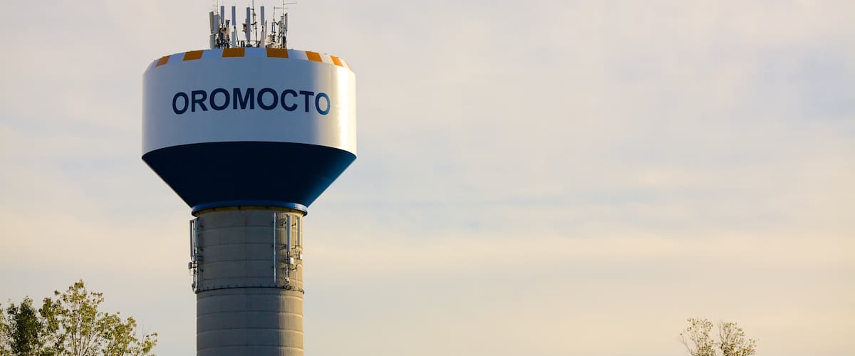 Oromocto mostrando señalización