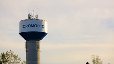 Oromocto featuring signage