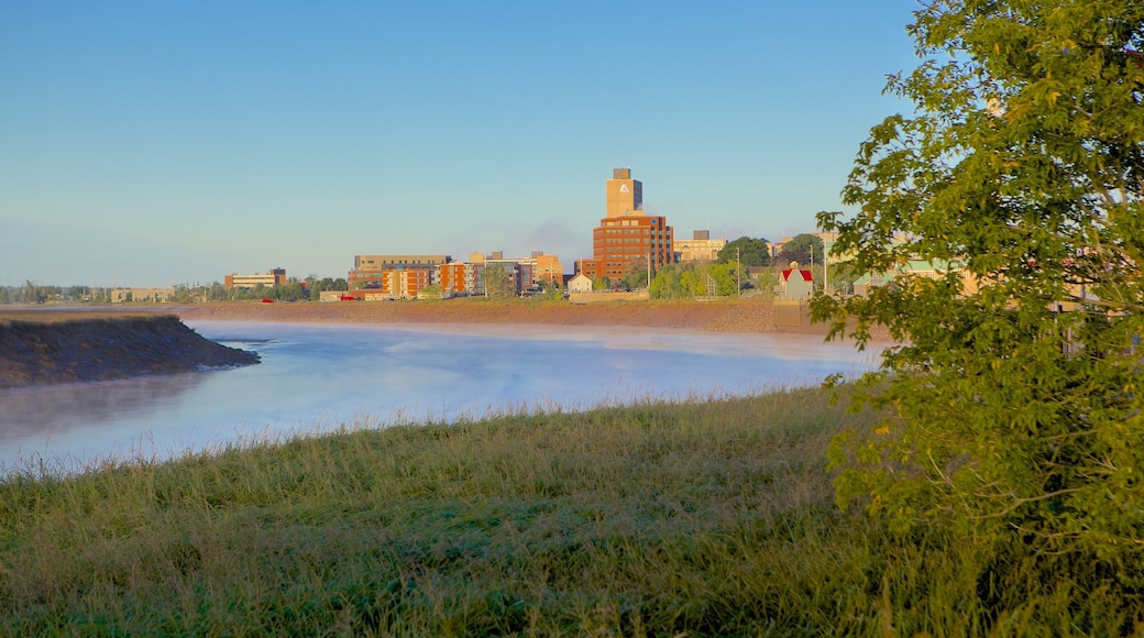 Dieppe featuring a river or creek