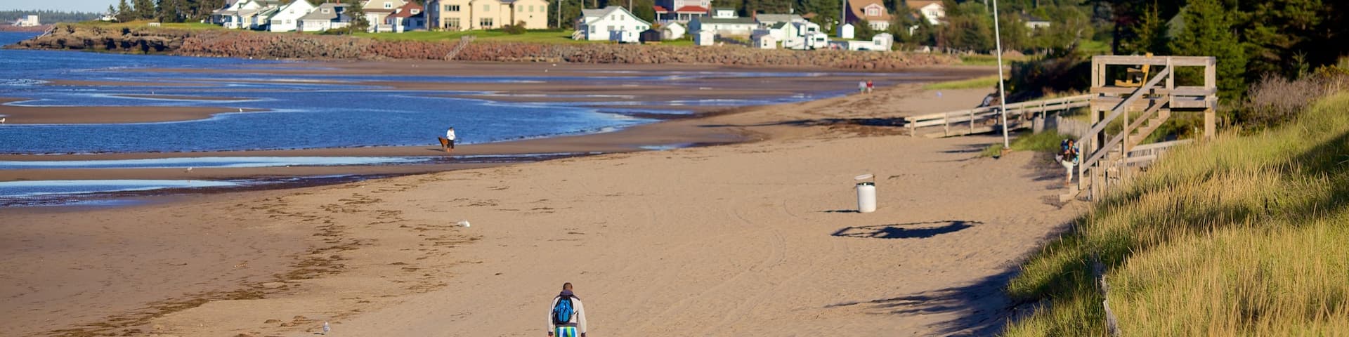 Parlee Beach Provincial Park which includes a sandy beach