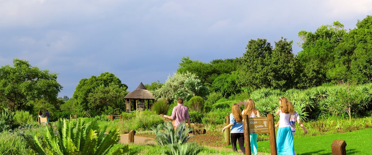 Walter Sisulu Botanical Gardens featuring a park as well as a small group of people