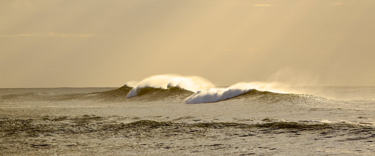 East London showing surf and general coastal views