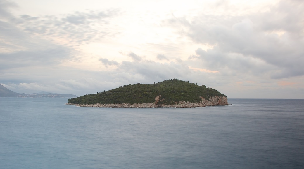 Insel Lokrum das einen Inselansicht