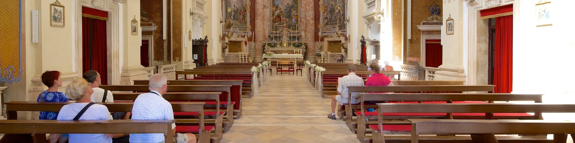 Kirche des hl. Ignatius welches beinhaltet Kirche oder Kathedrale, historische Architektur und Geschichtliches
