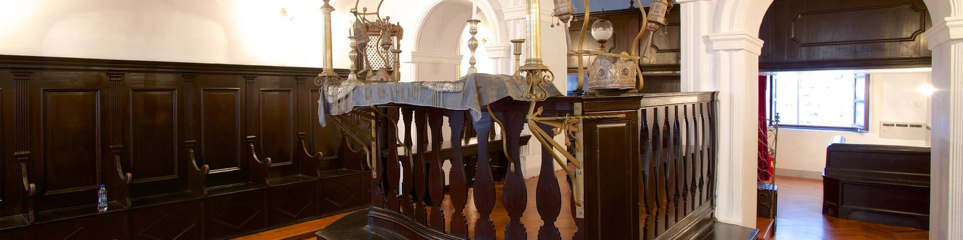 Dubrovnik Synagogue which includes interior views and heritage architecture