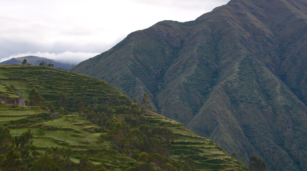 Chincheros showing landscape views, mountains and tranquil scenes