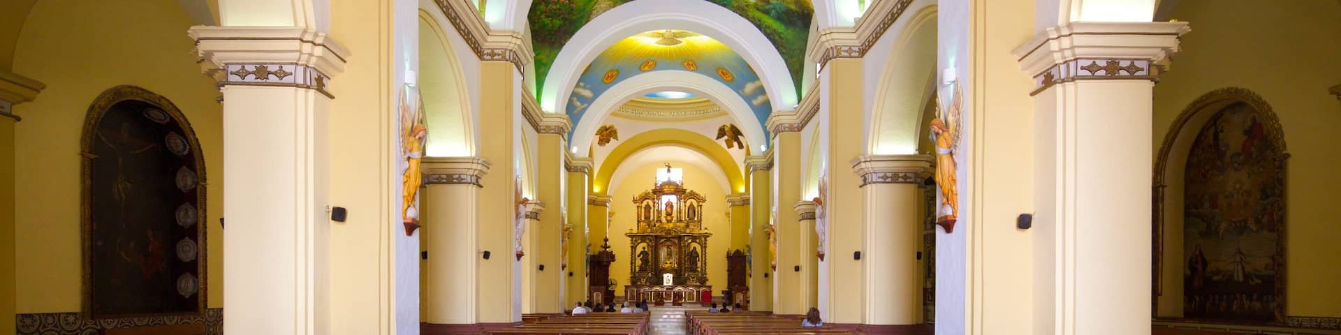 Trujillo Cathedral which includes interior views and a church or cathedral