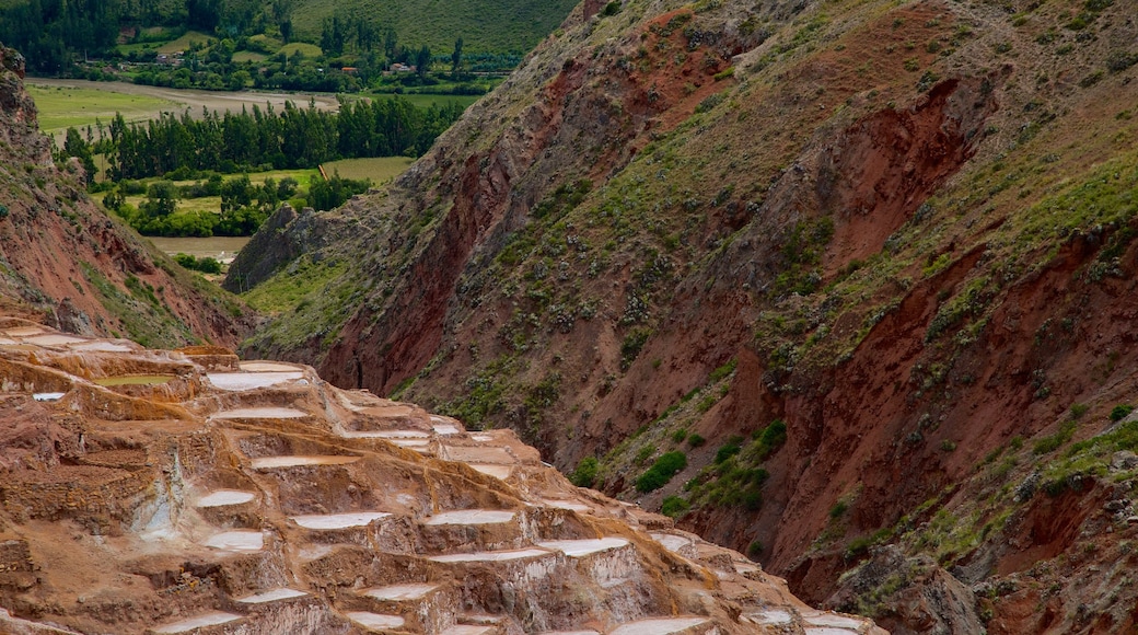 Salt Mines Of Maras which includes tranquil scenes