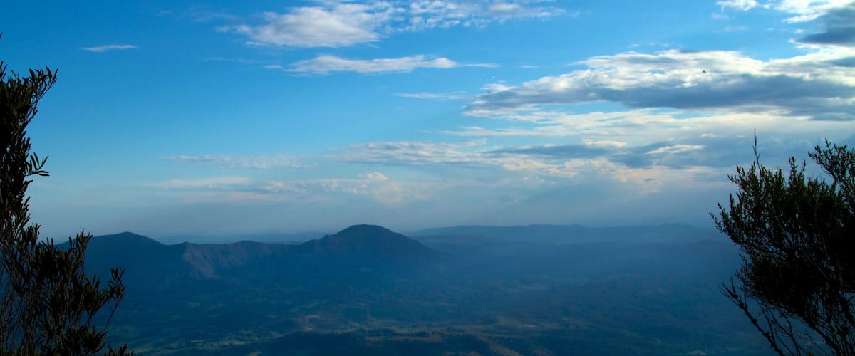 Mount Warning montrant panoramas