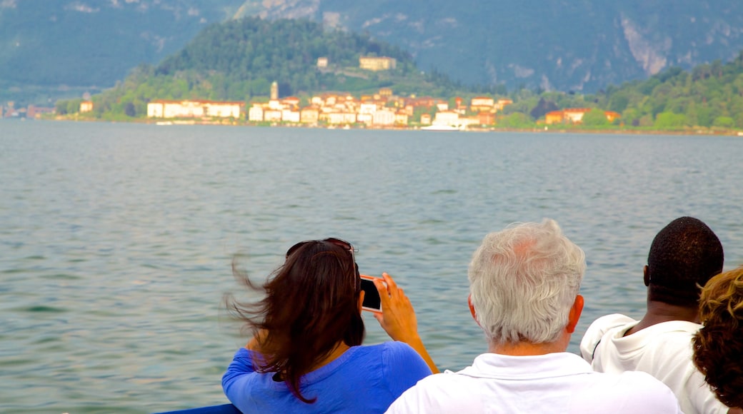 Bellagio featuring general coastal views and a coastal town as well as a small group of people