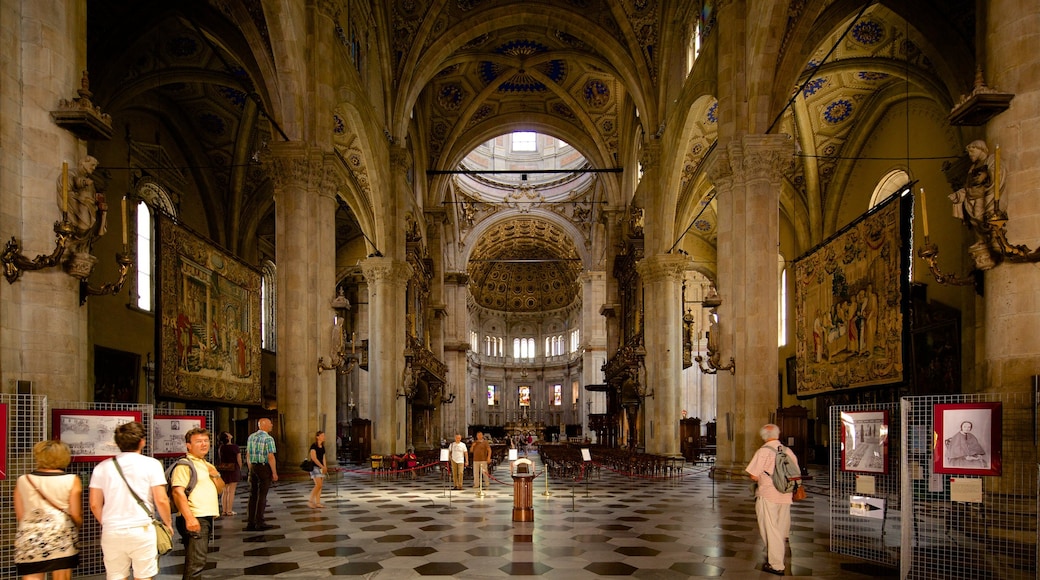 Lake Como featuring a church or cathedral, heritage architecture and interior views