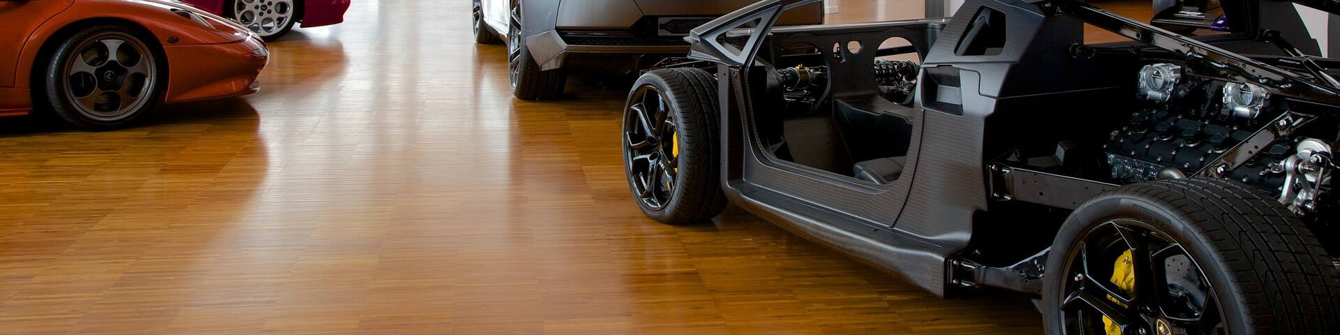 Lamborghini Museum featuring interior views