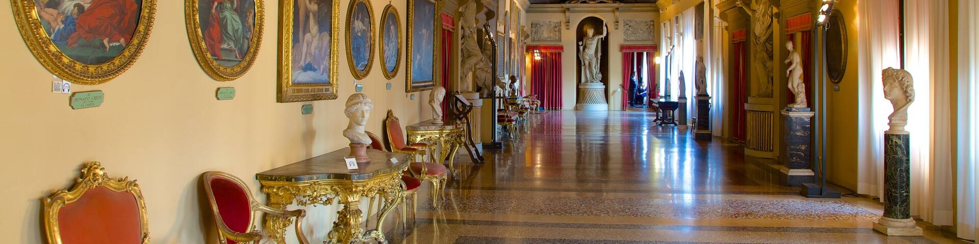 Palazzo Comunale showing interior views, a castle and heritage elements