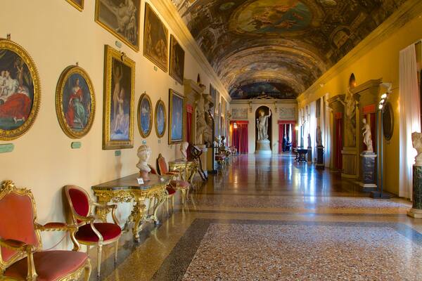 Palazzo Comunale showing interior views, a castle and heritage elements