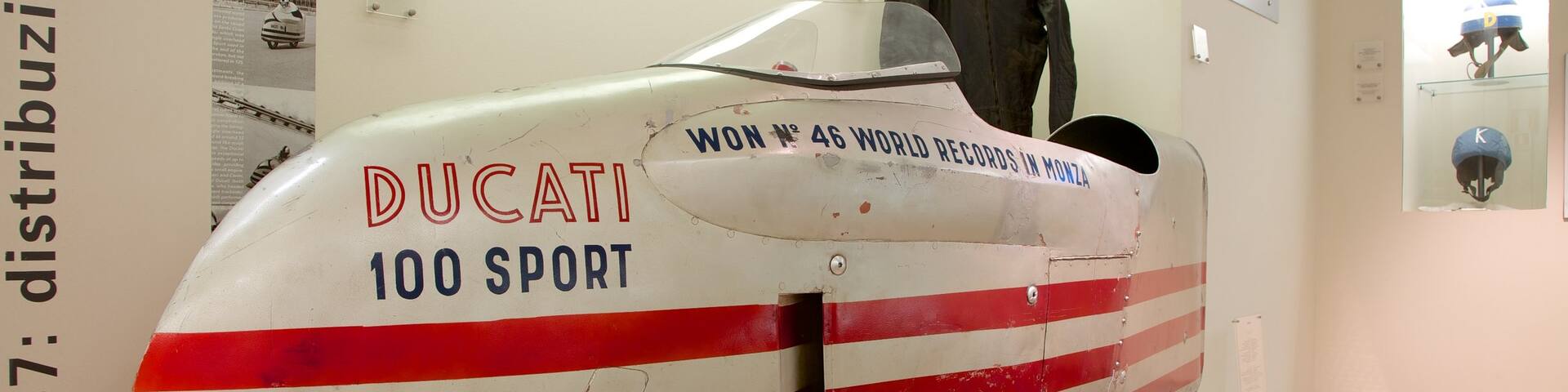 Ducati Museum which includes interior views