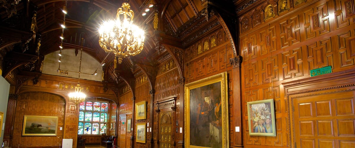 Two Temple Place showing interior views and heritage elements