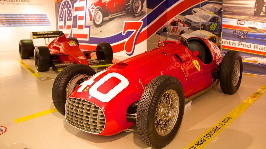 Ferrari-museum bevat interieur