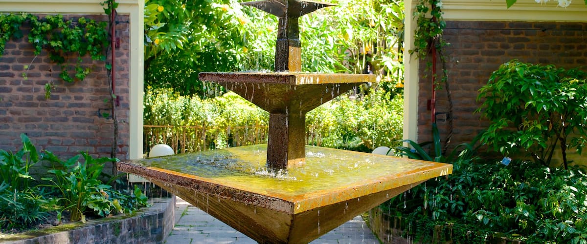 Garden of Dreams showing a fountain