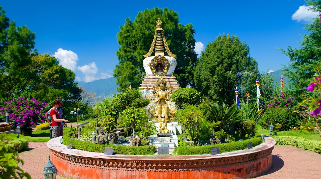 Kopan Monastery which includes a garden