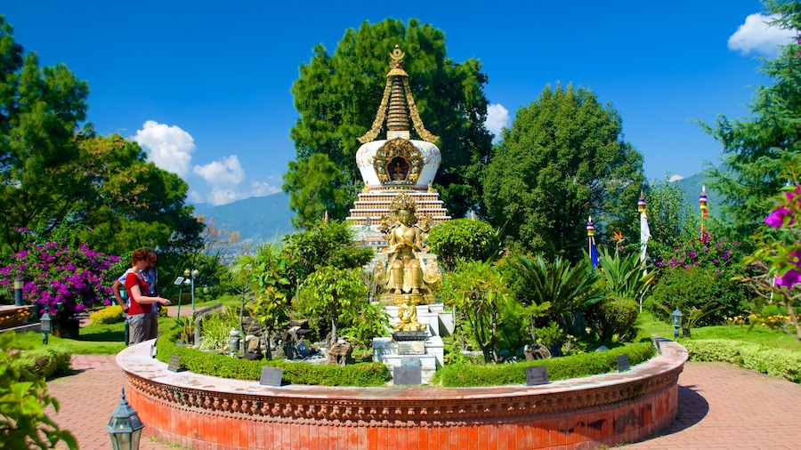 Kopan Monastery which includes a garden