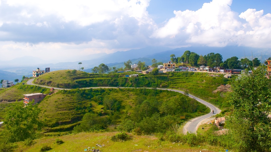 Nagarkot which includes a small town or village and tranquil scenes