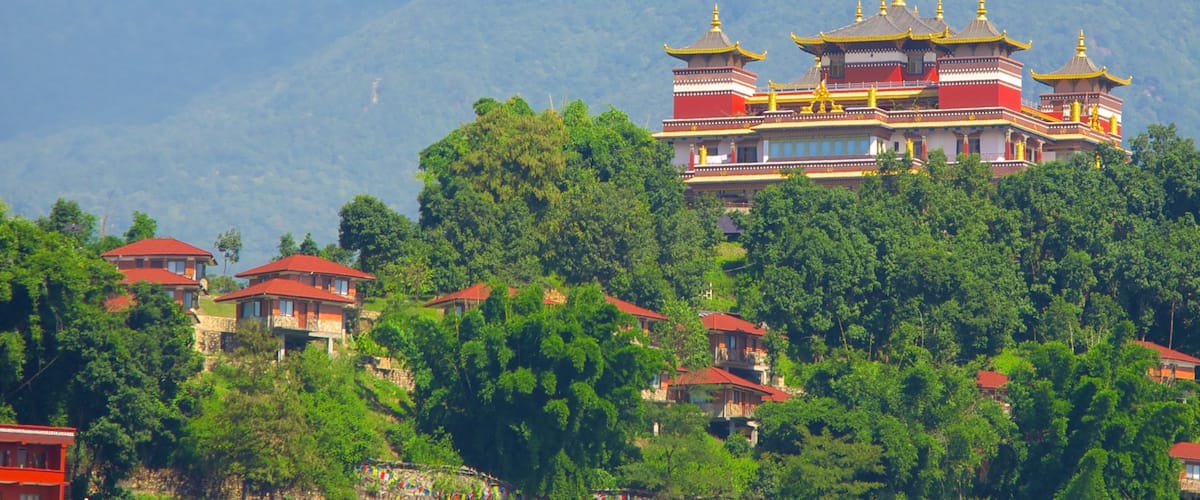 Kopan Monastery which includes a temple or place of worship