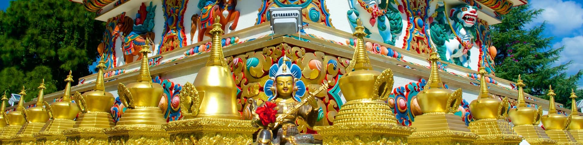 Kopan Monastery which includes heritage elements, religious aspects and a temple or place of worship