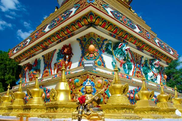 Kopan Monastery featuring heritage elements, religious aspects and a temple or place of worship