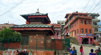 Pashupatinath-templet presenterar en stad