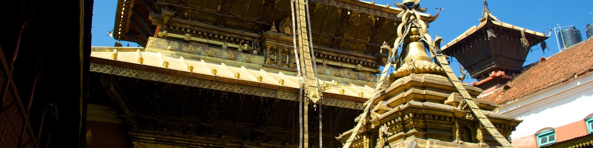 Golden Temple which includes a temple or place of worship and heritage elements