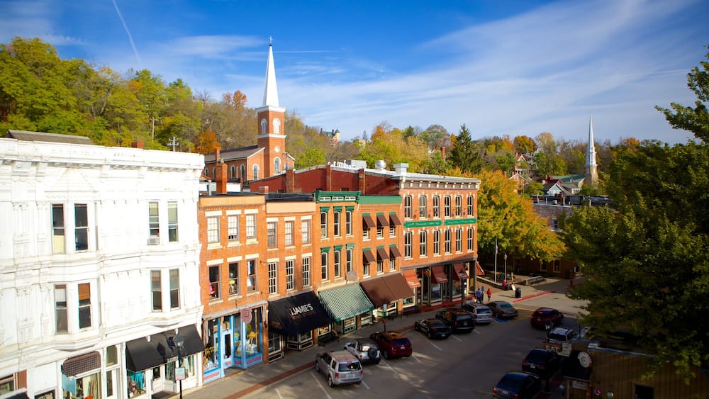 Galena featuring a city
