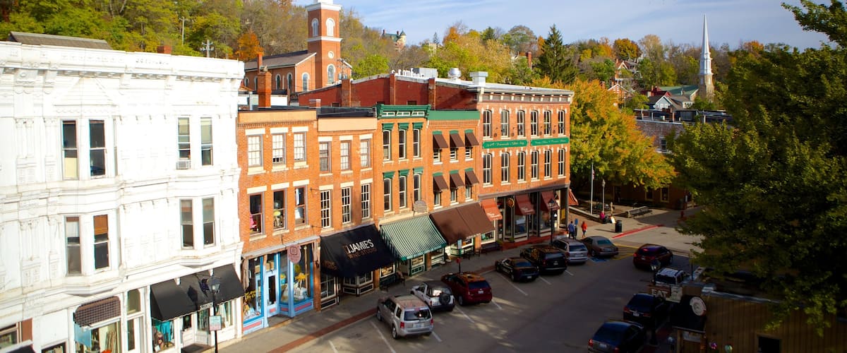 Galena showing a city