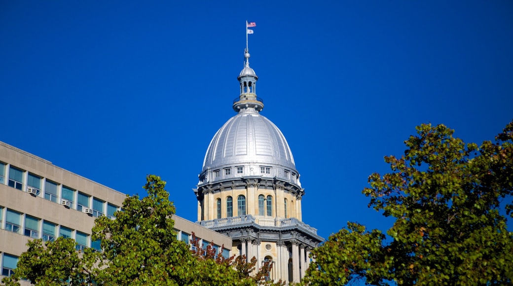 Illinois State Capitol showing heritage architecture, heritage elements and an administrative building