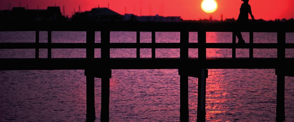 Port Charlotte - Charlotte Harbor which includes a sunset and general coastal views