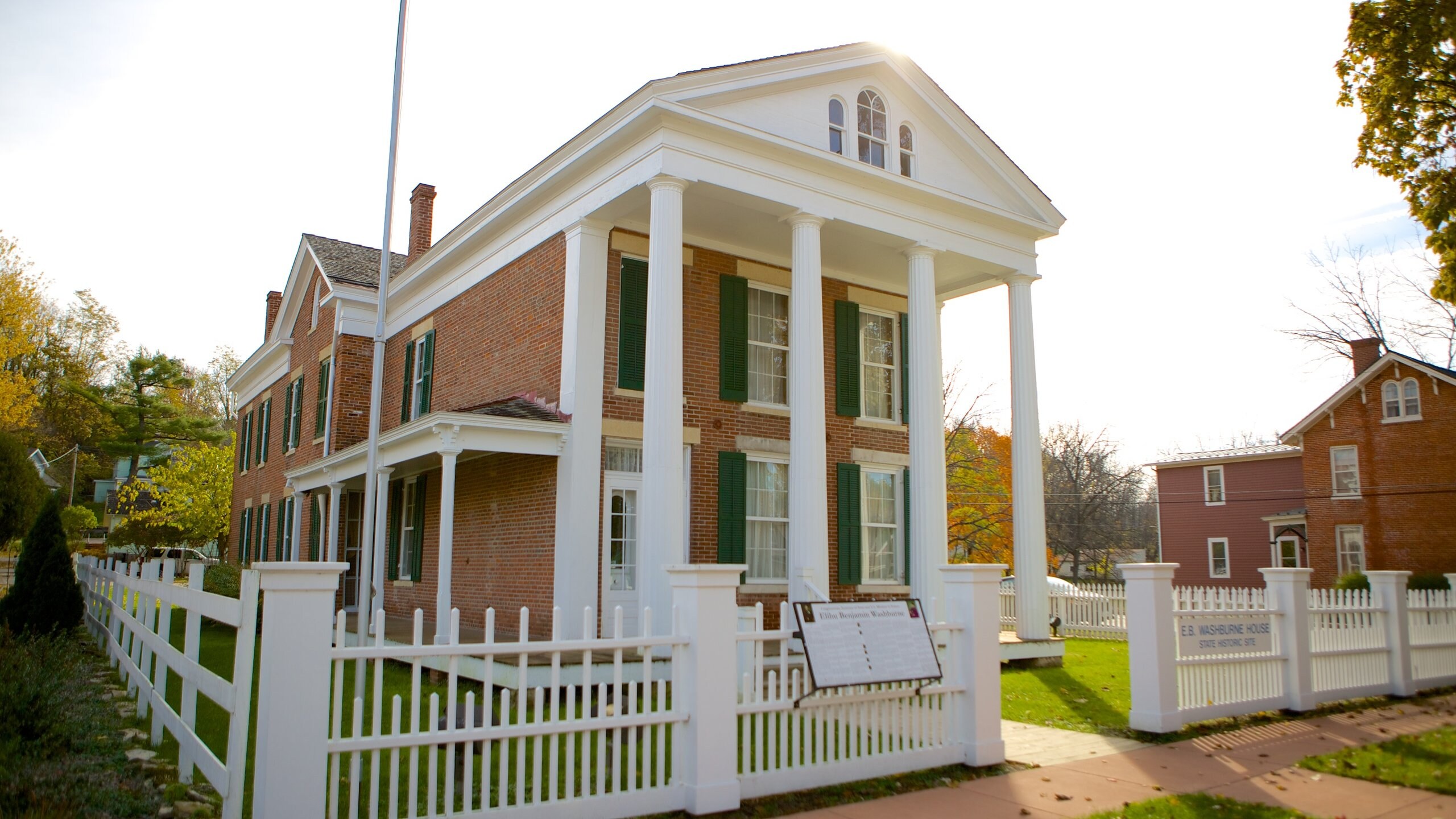 워시번 하우스 사적지 이 포함 집 과 문화유산 요소