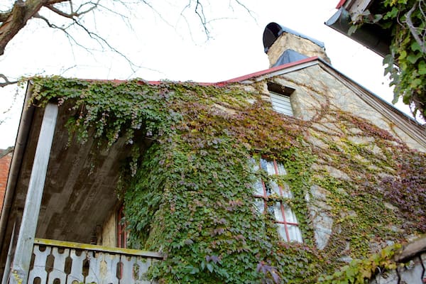 Galena mit einem Haus und Geschichtliches