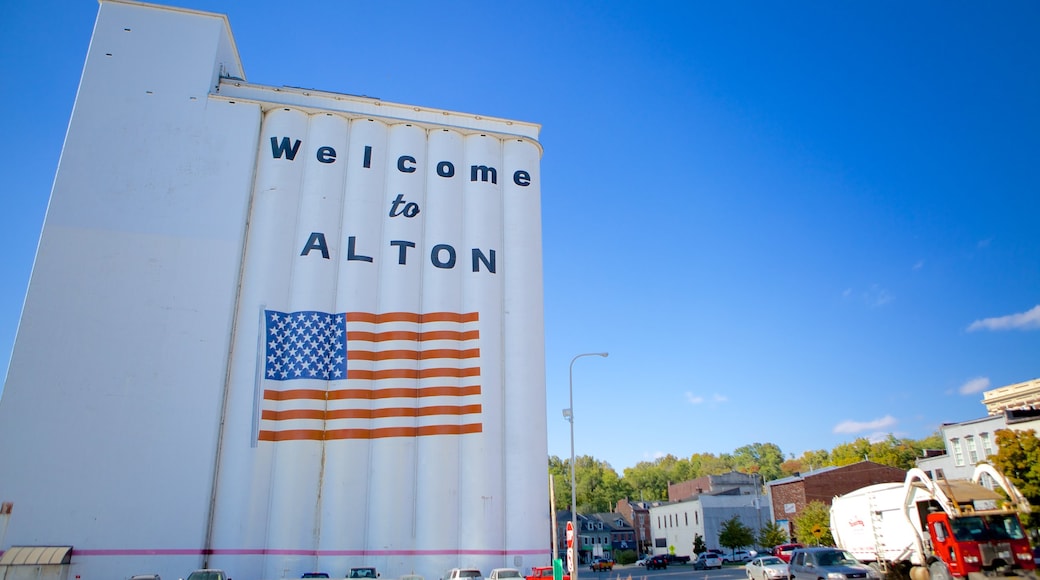 Alton mostrando señalización