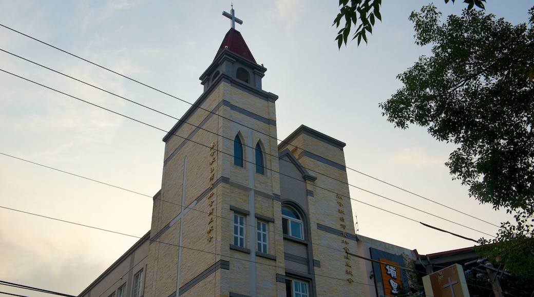 Nantou County which includes a church or cathedral