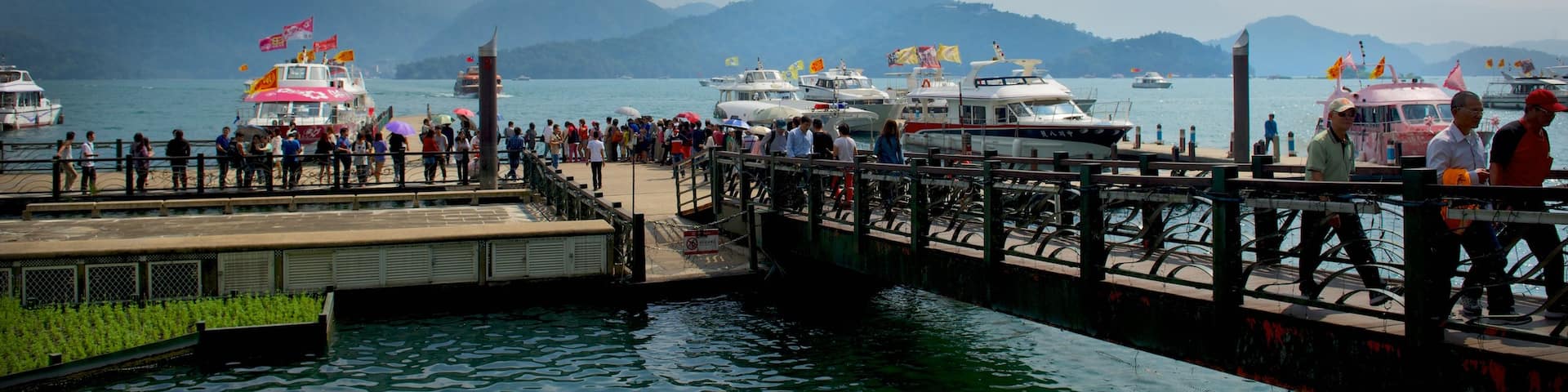 Shueishe Pier featuring a lake or waterhole