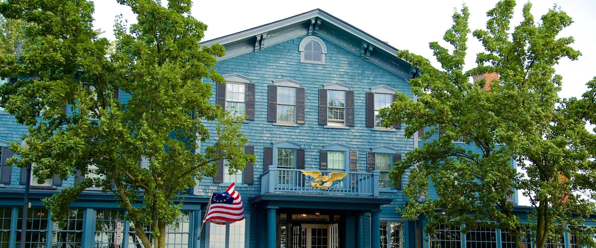 Skaneateles showing a city