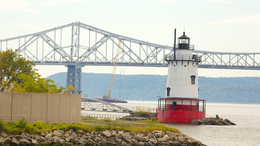 Sleepy Hollow which includes a river or creek, a bridge and a lighthouse