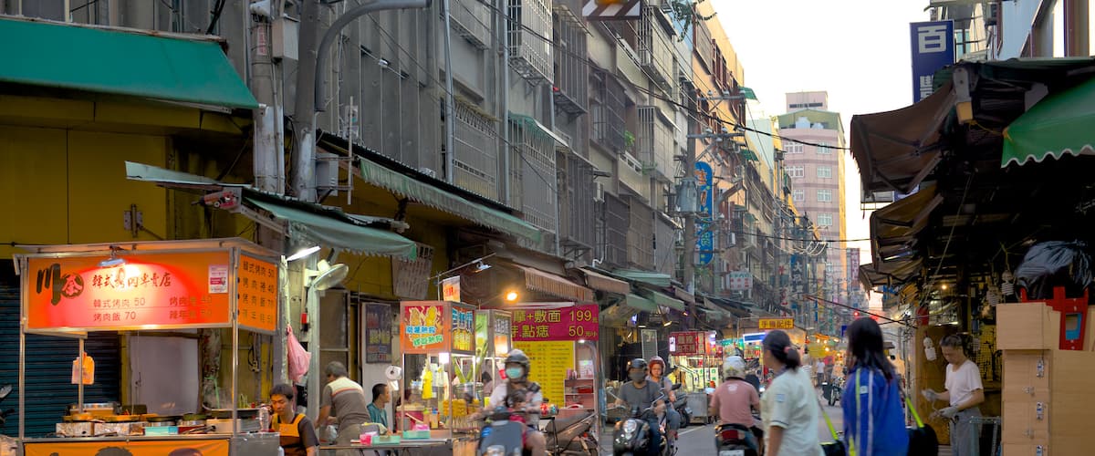 Taoyuan County featuring a city