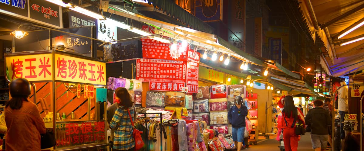 มณฑลเถาหยวน เนื้อเรื่องที่ วิวกลางคืน, ตลาด และ เมือง