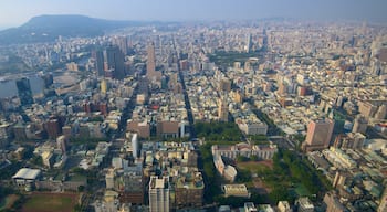 Tuntex Sky Tower featuring a city