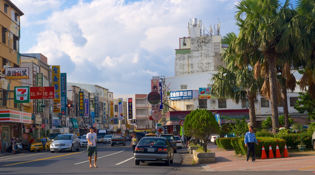 Hengchun som inkluderar en stad