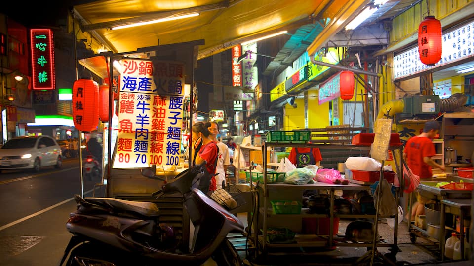 Zhonghua Night Market toont markten en nachtleven