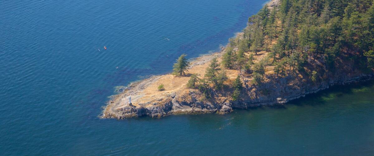 Ile San Juan montrant paysages côtiers